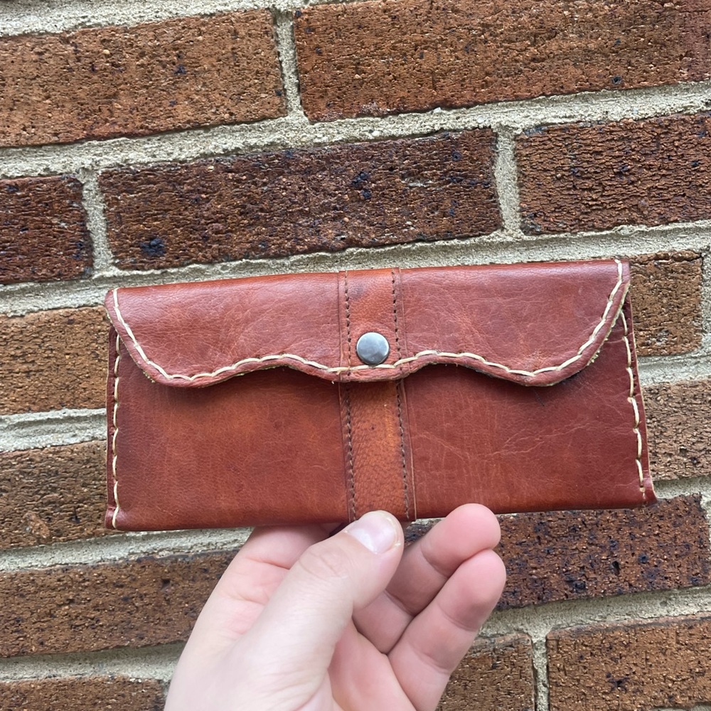 Vintage handmade pocketbook.
